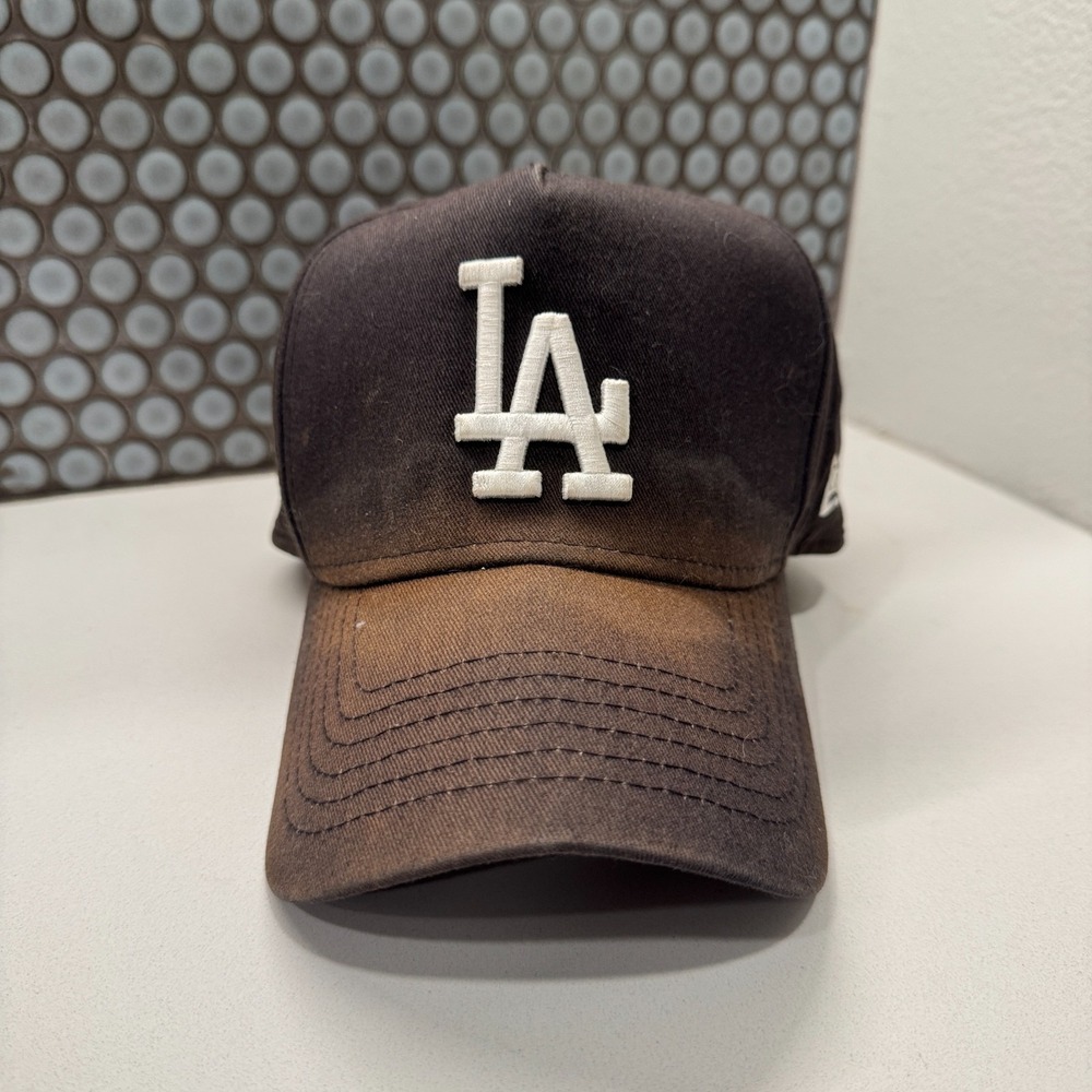 Vintage La Dodgers Hat Cap Black Snapback Baseball Los Angeles Outdoor New Era